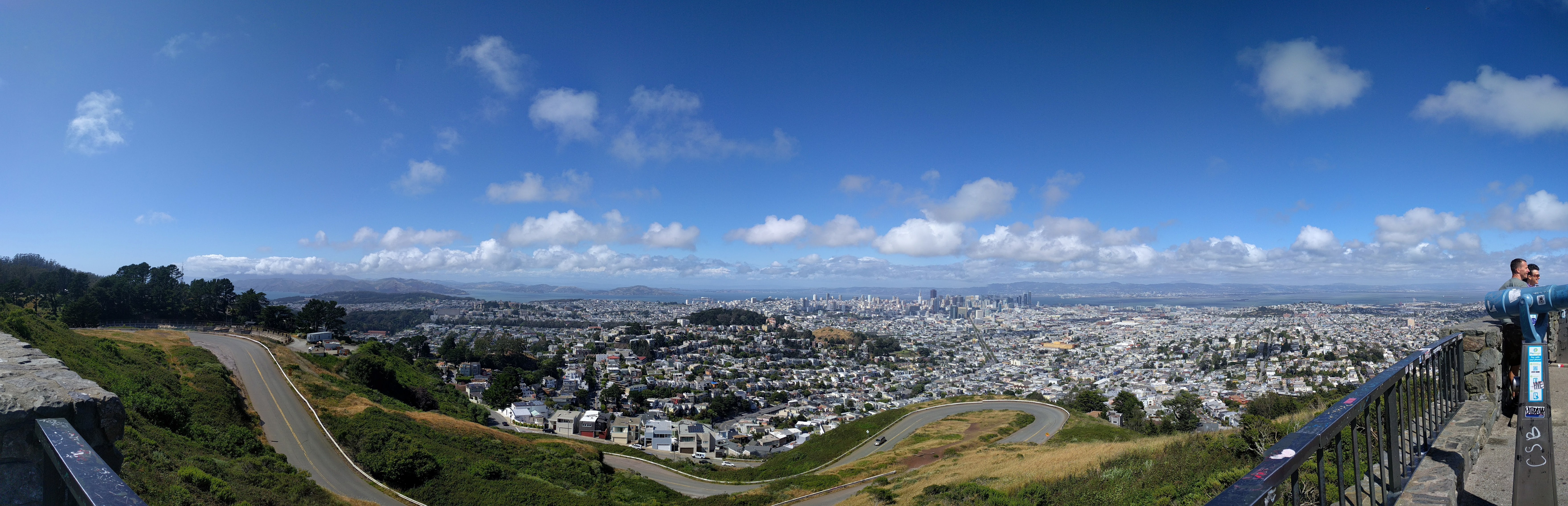 Stitched view from Twin Peaks. The real one, not the TV fiction one.